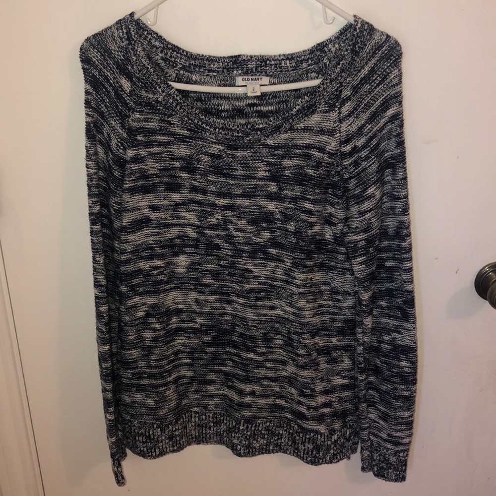 Blue and White Old Navy Sweater